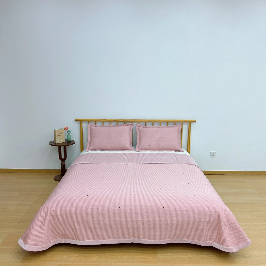 【掌上明珠床盖三件套】高端轻奢50支天丝床盖三件套 床品套件