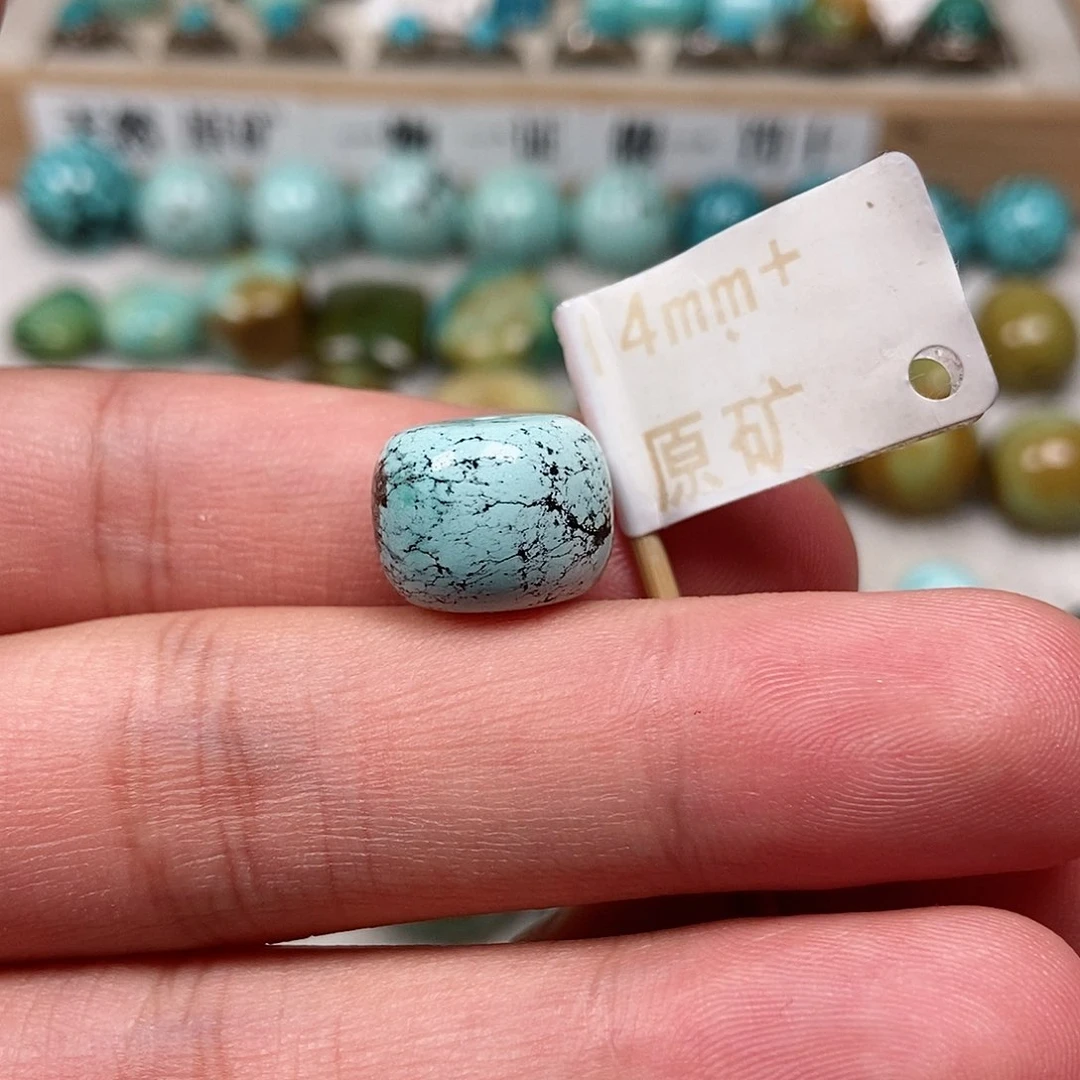 未镶嵌绿松石珠宝半成品