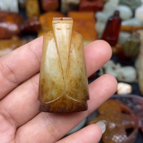 和田玉未镶嵌颈饰67