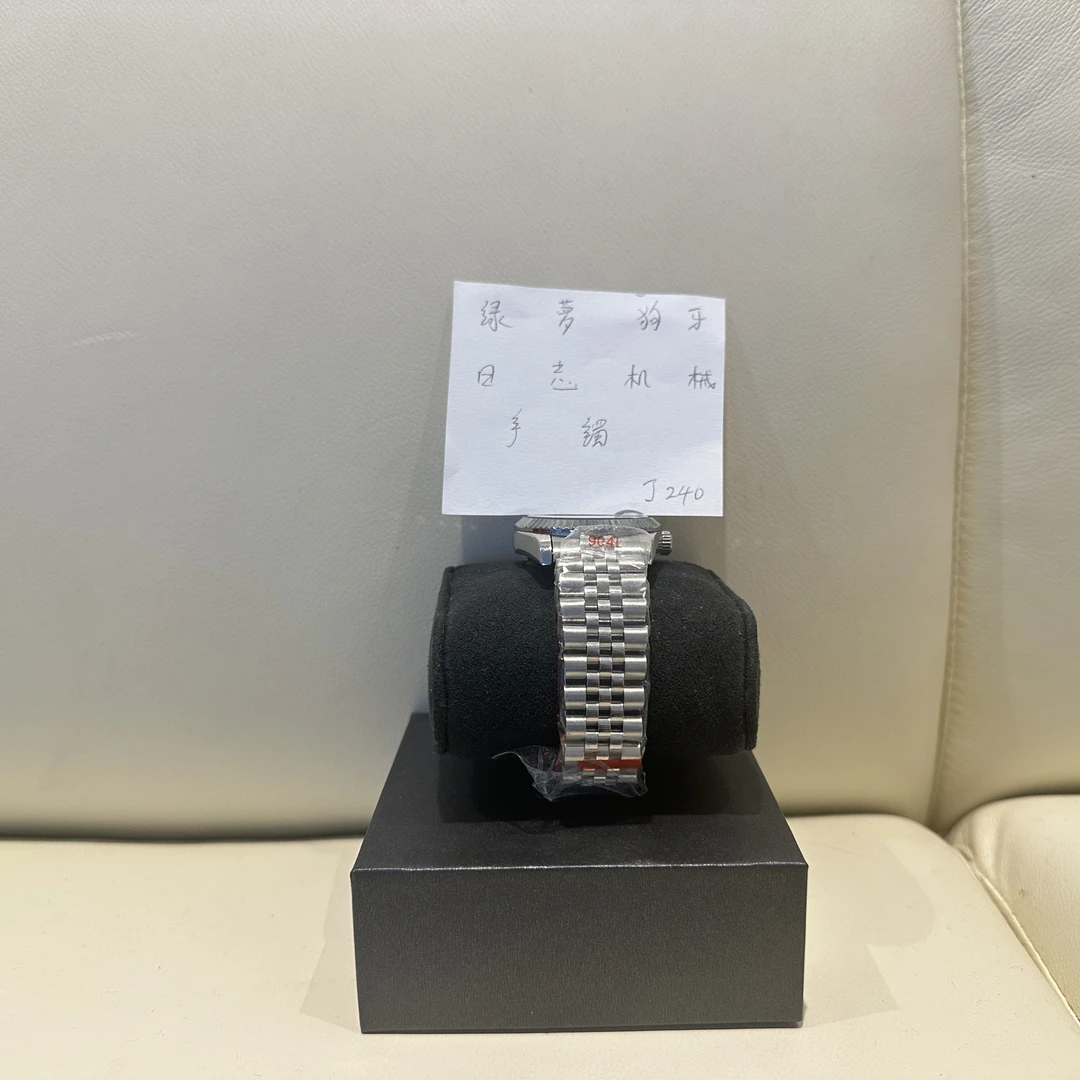 钛钢手镯 36mm 绿萝狗牙日志机械手镯  ZF-J240/J247