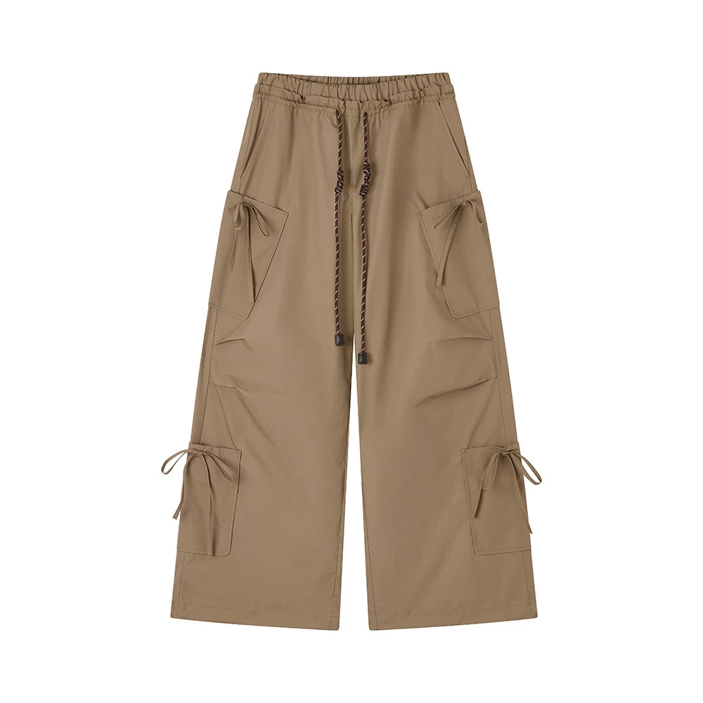 AVVENN设计师品牌 25秋新品 卡其工装长裤