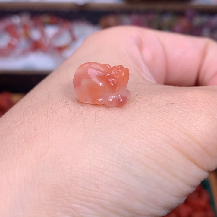 未镶嵌南红南红玛瑙貔貅