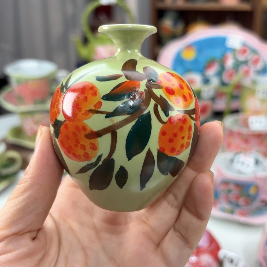 景德镇手绘高温釉下彩陶瓷茶具