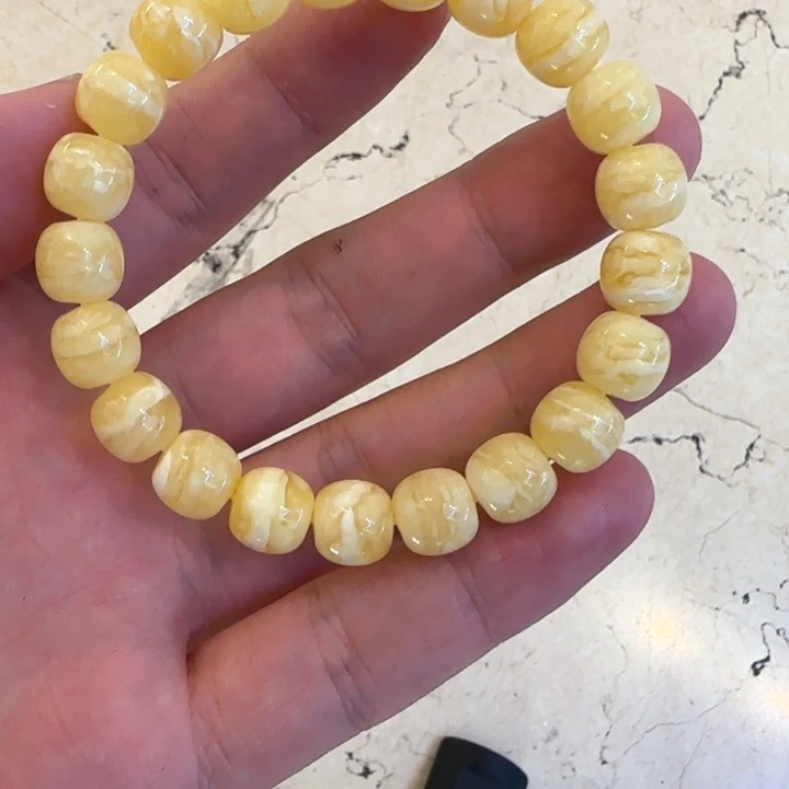 手链琥珀未镶嵌天****丘蜜蜡