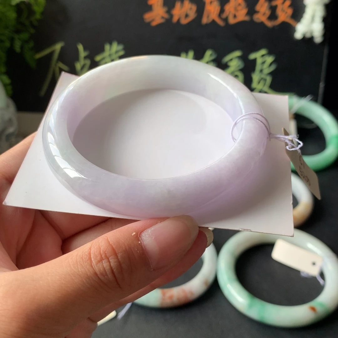 翡翠未镶嵌手镯12号60.5-13-9.3