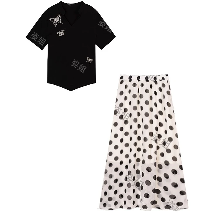 【福利款】夏季2025年新款气质法式轻奢两件套装