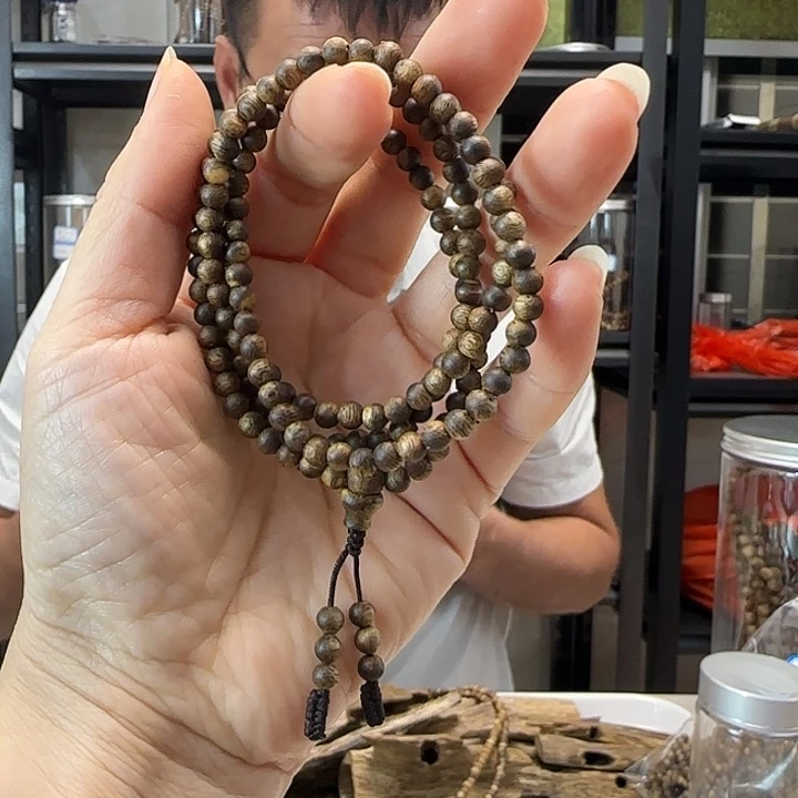 沉香手串沉香圆多04多样发一