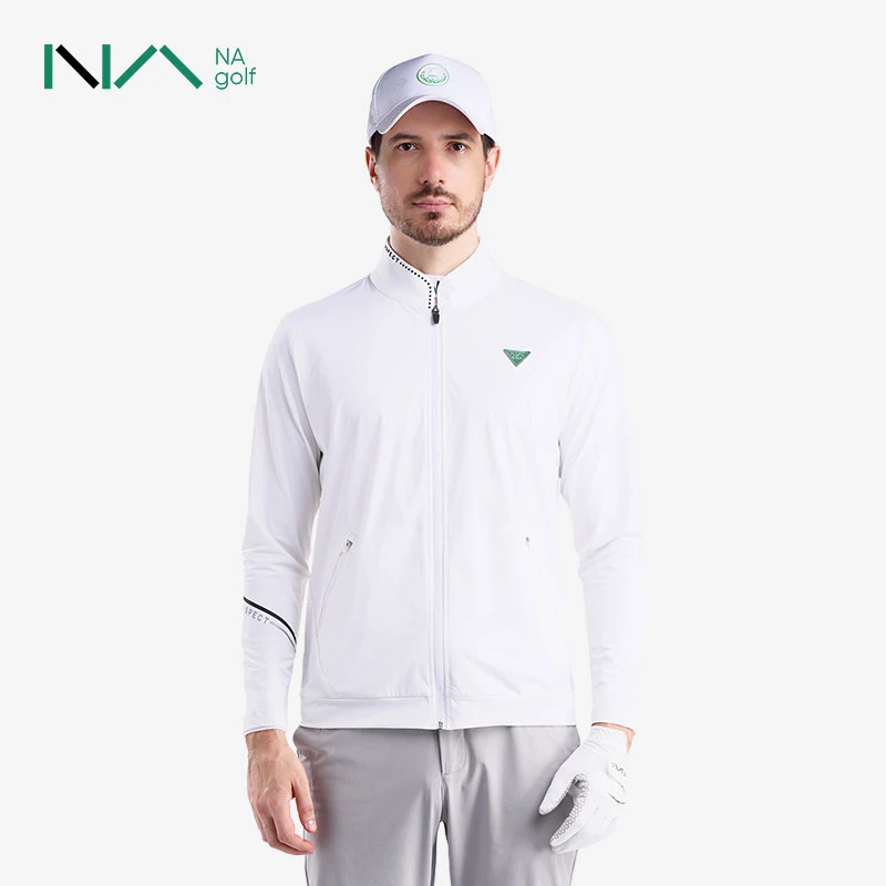 NAgolf恩爱高尔夫服装春秋新品男士高尔夫休闲防晒户外运动风衣
