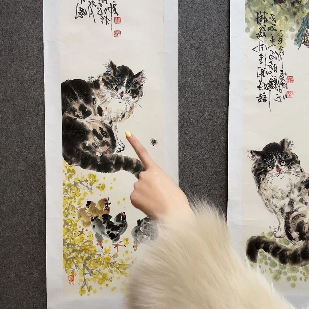 国画搞*镇zz娄鹏老师手绘作品