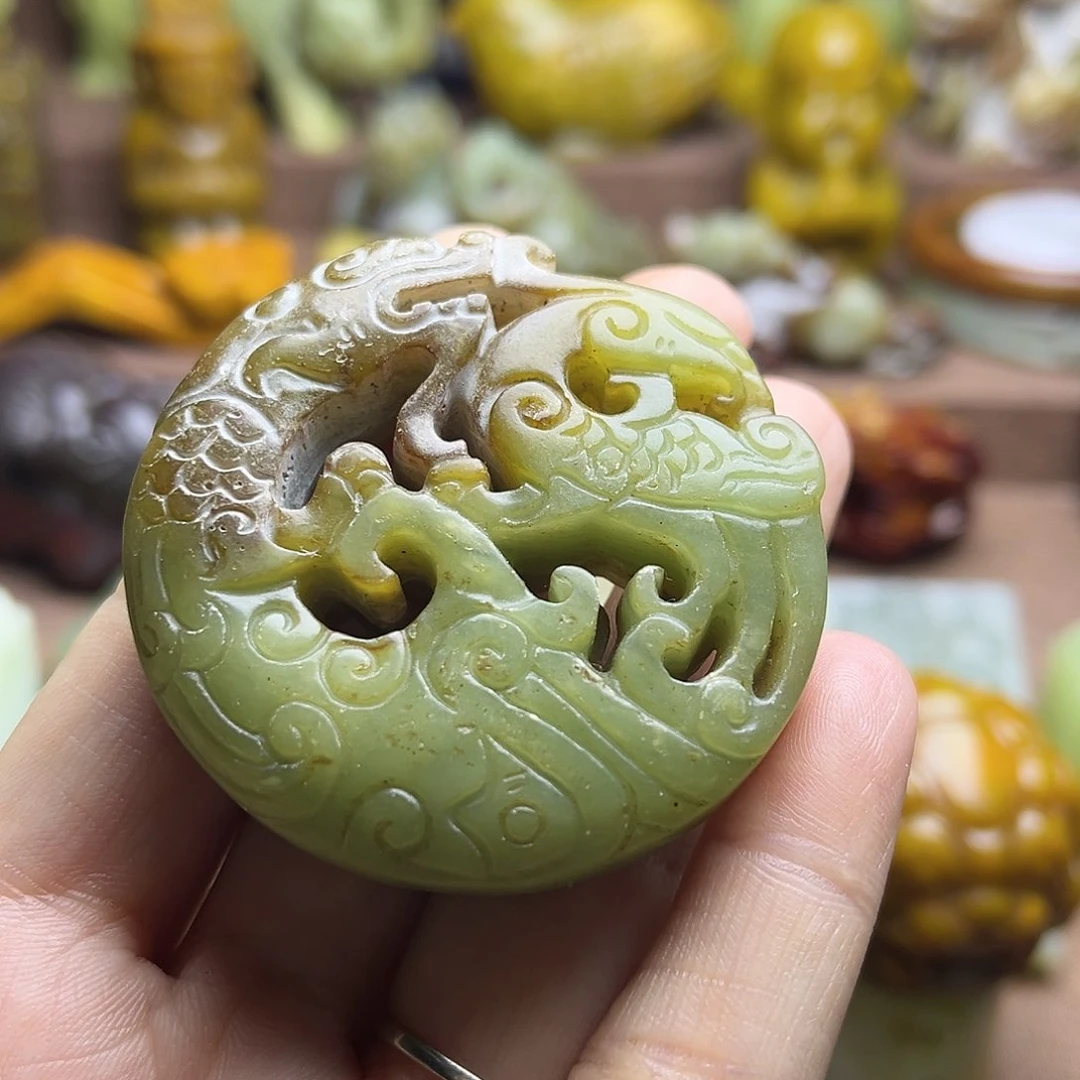 白玉菩提吊坠102。。