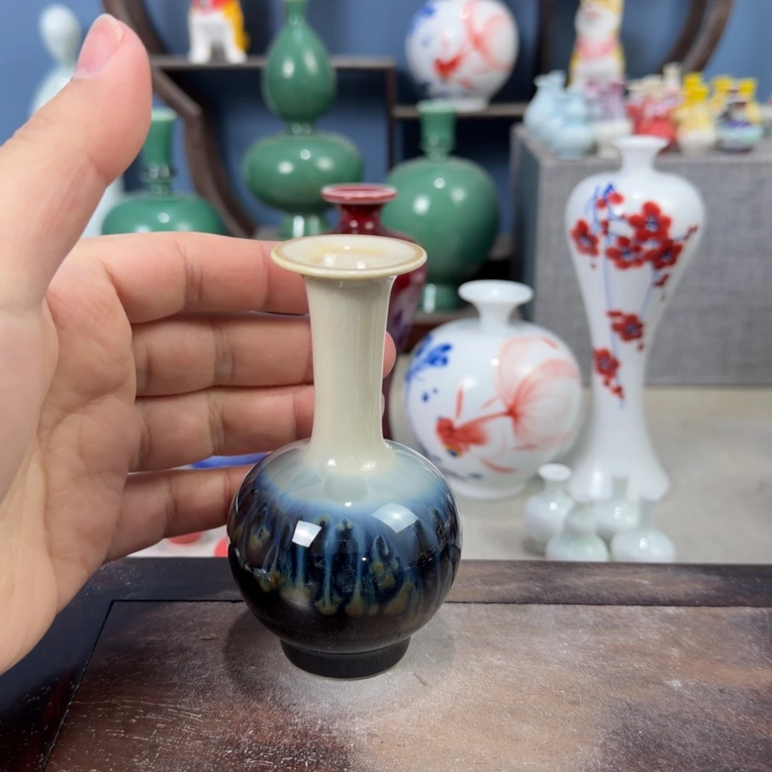 陶瓷手工小花器摆件