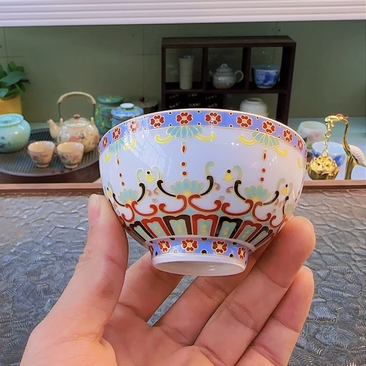 青花瓷器茶具茶叶罐旅行套装