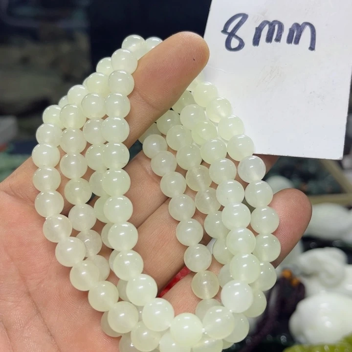 蛇纹石玉项链未镶嵌肖*桶