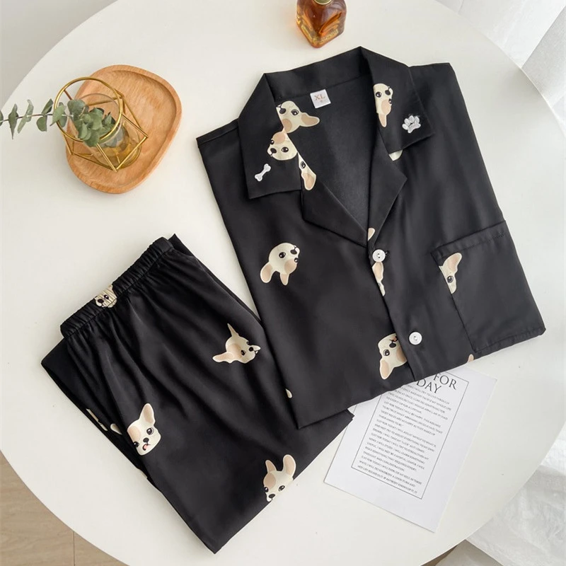 【野SP-小法斗】女款小众设计轻奢高级感家居服睡衣女