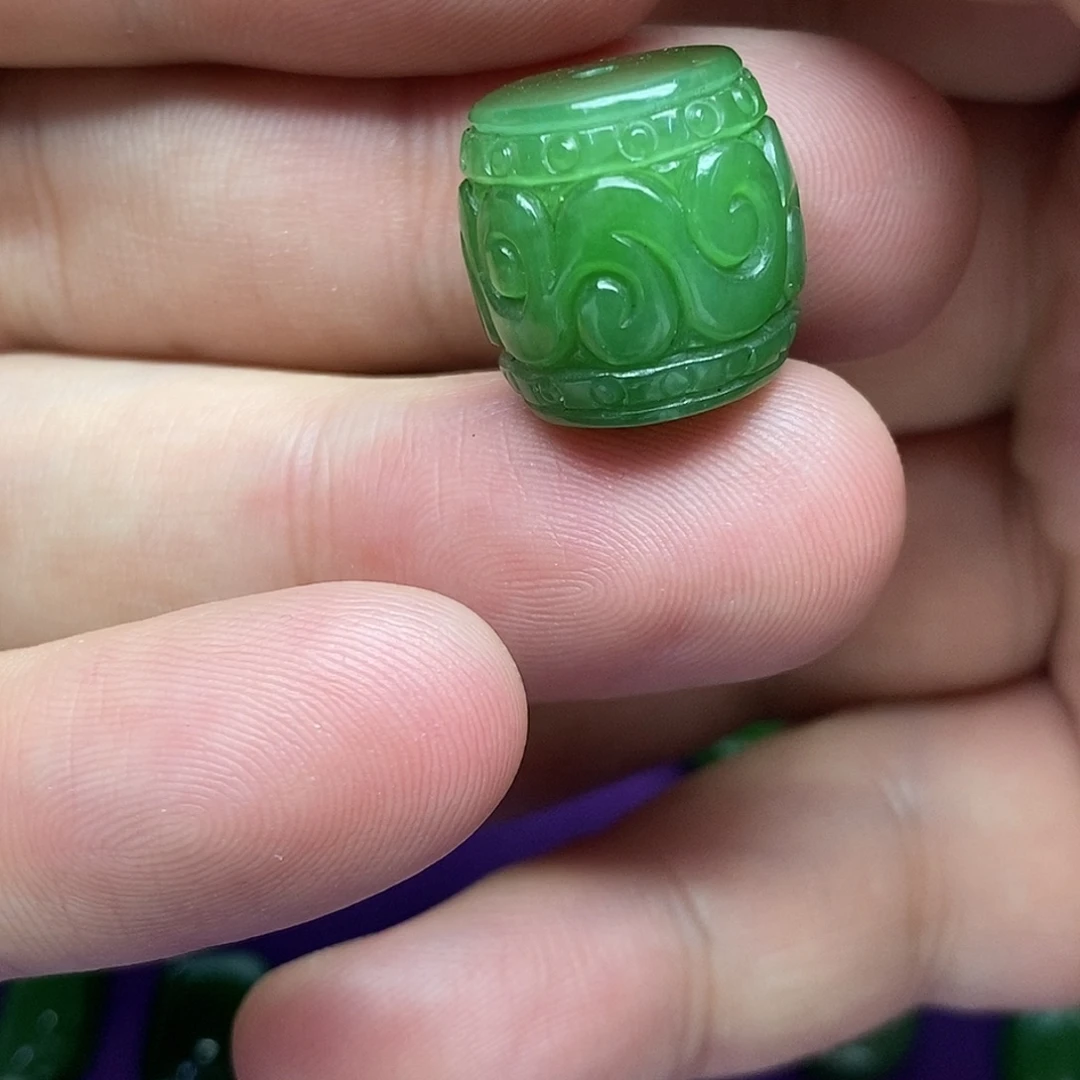 和田玉（碧玉）未镶嵌吊坠(不含链)