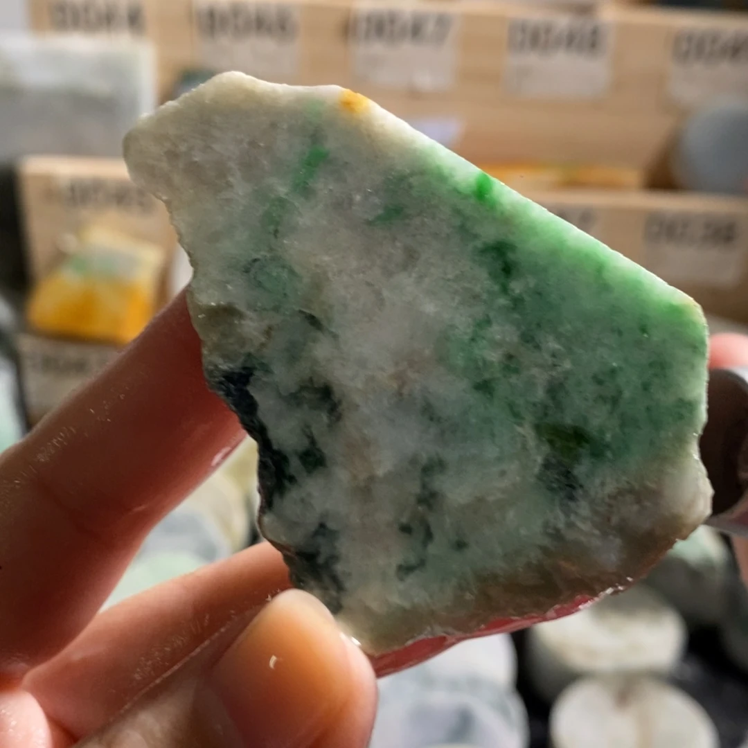 颈饰未镶嵌翡翠天然翡翠