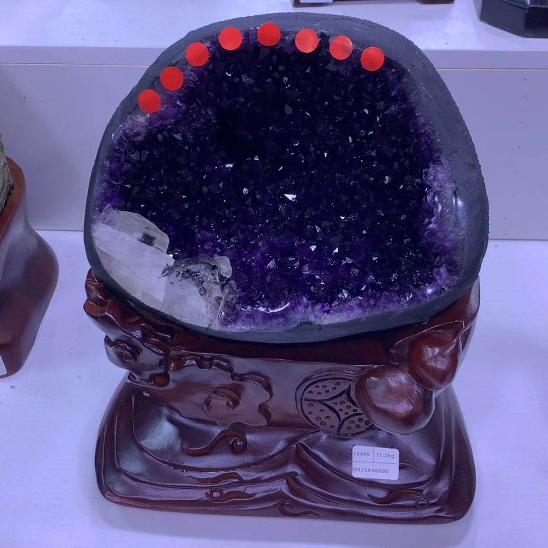 未镶嵌紫晶大型摆件（非配饰）茹