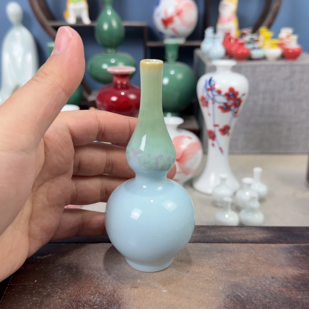 陶瓷手工小花器摆件