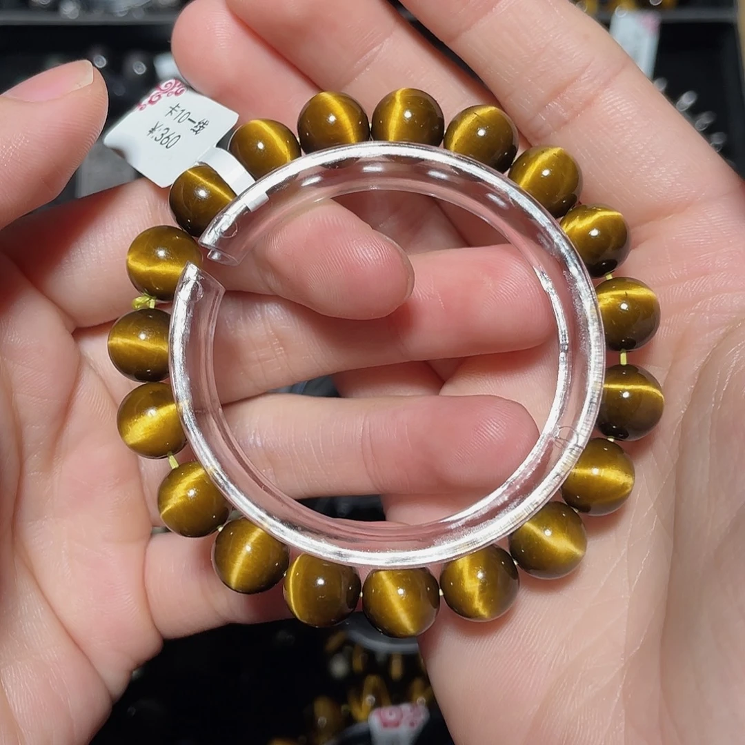 恐***啷木变石（虎睛石）未镶嵌手链