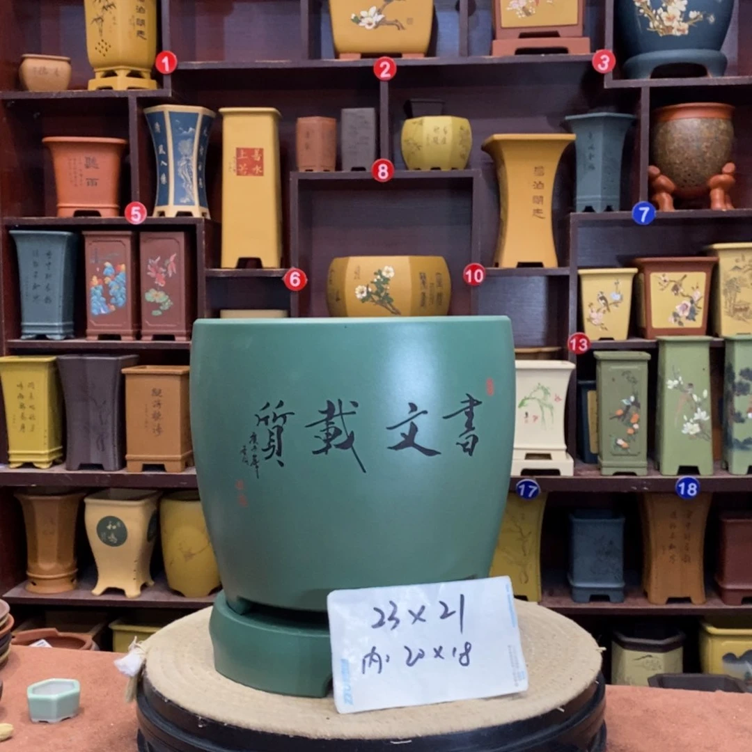 紫砂花盆紫砂花盆