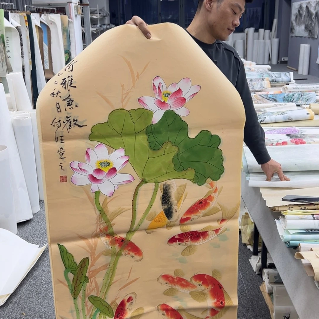 国画纯手绘字画宣纸