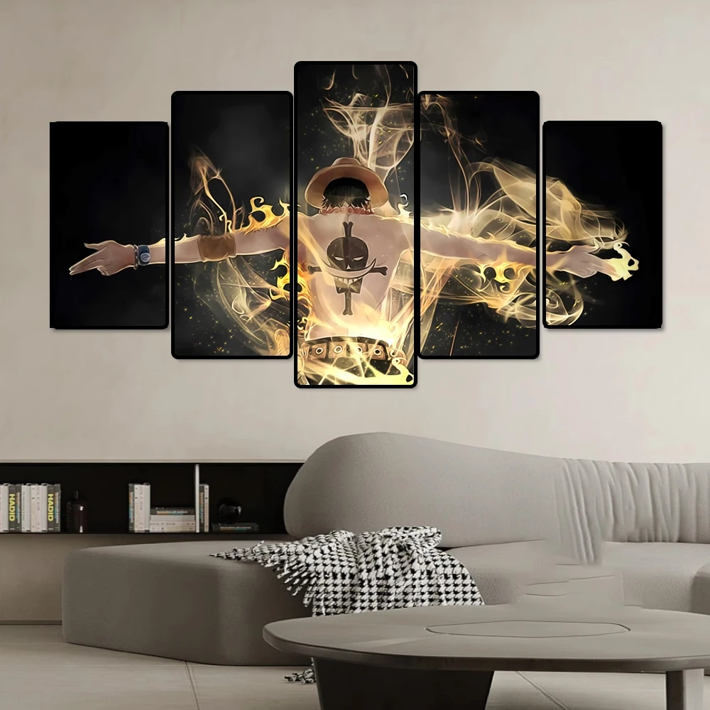 海贼王装饰画客厅餐厅水晶晶瓷房间挂画沙发背景画