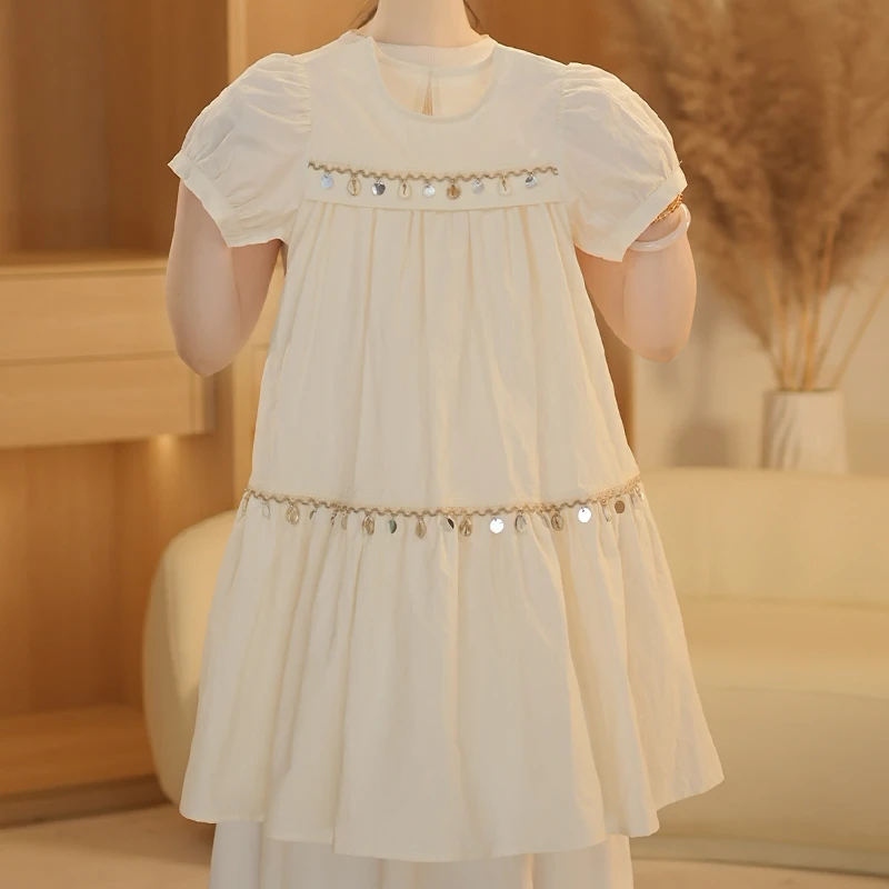 女童连衣裙夏装2025新款洋气女孩儿童夏季时髦裙子LQ-20571