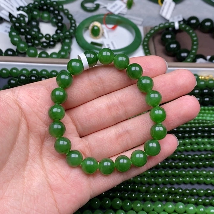 未镶嵌手串和田玉（碧玉）卡10