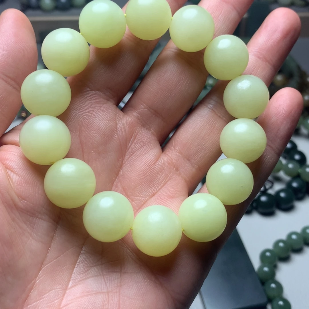 和田玉未镶嵌手链