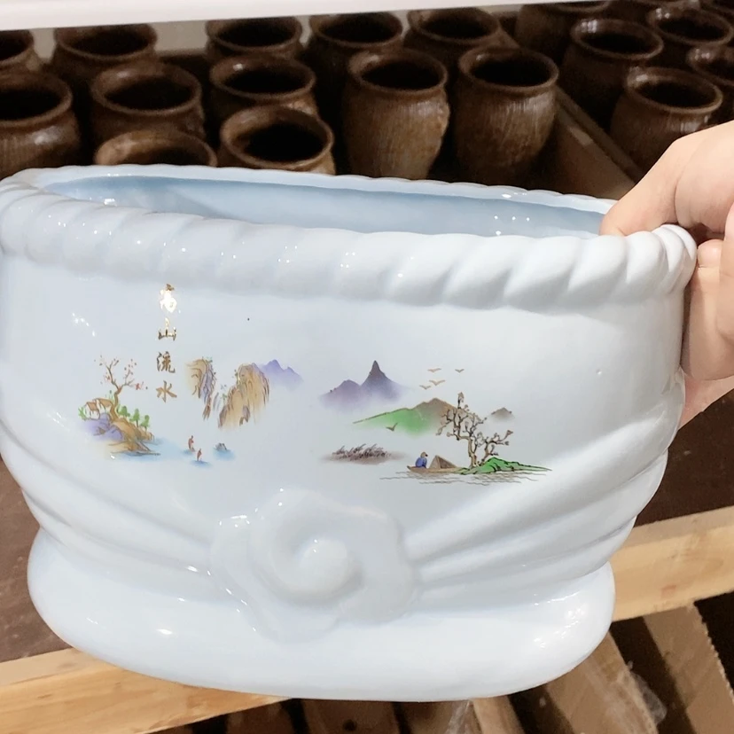 【闪购商品】陶瓷陶瓷花盆,多肉花盆