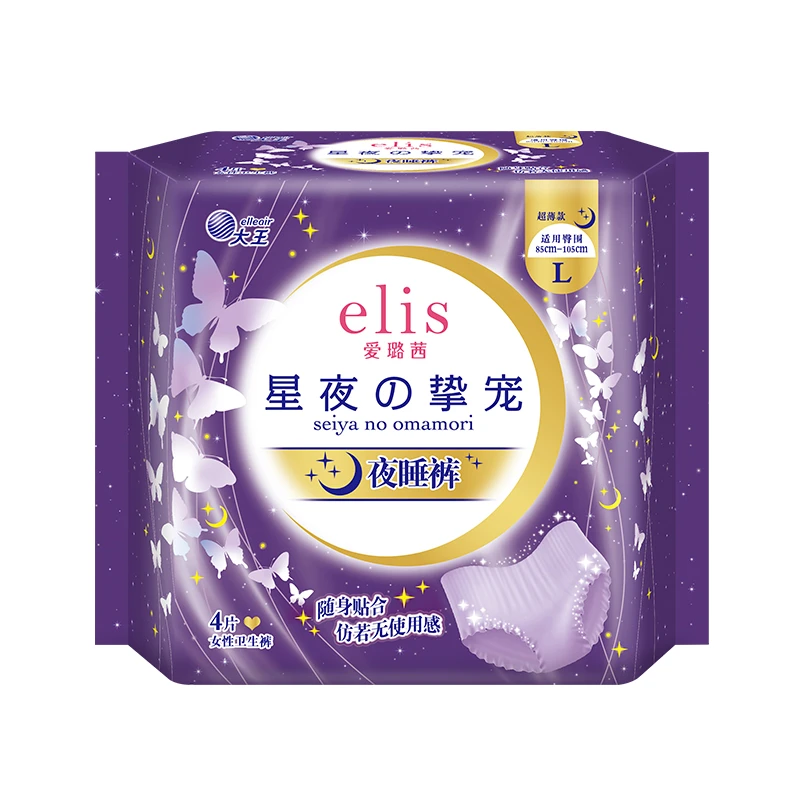 大王星夜挚宠超薄款卫生裤L 4片