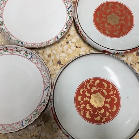 【闪购商品】碟我****称中古工艺品回流瓷器