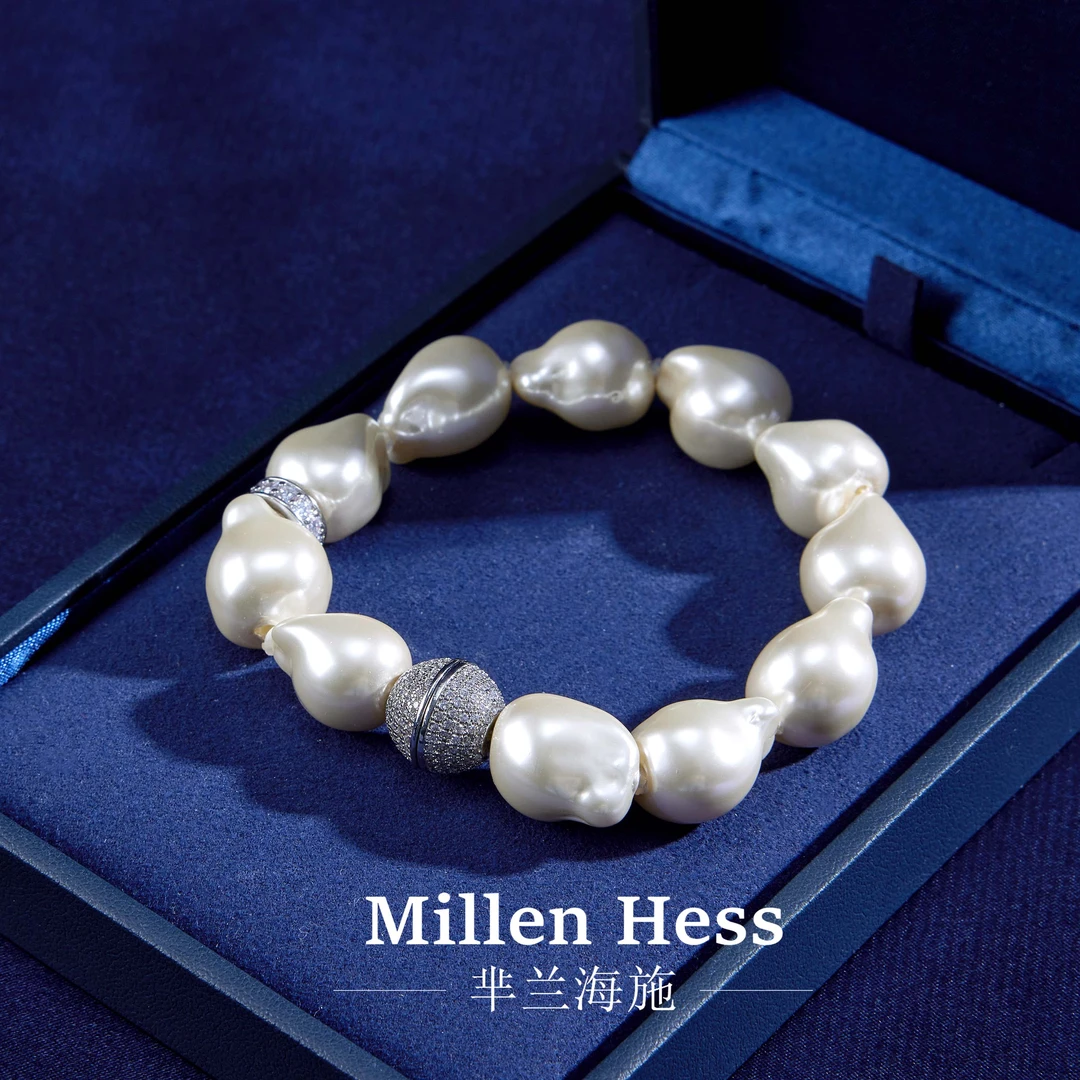 铜合金仿珍珠手链 豆豆-首饰饰品手链时尚轻奢优雅设计师款