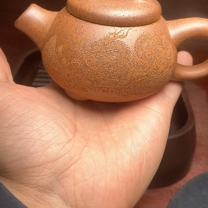 紫砂茶壶柴烧紫砂