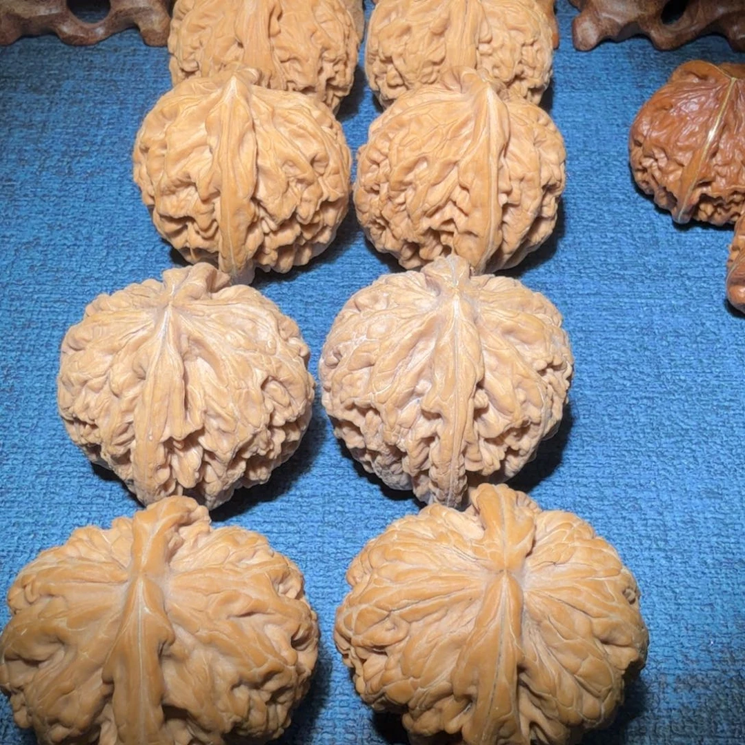 文玩核桃把件红锦鲤43尺寸