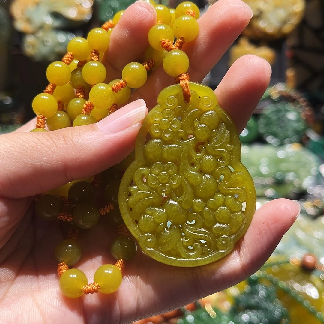 未镶嵌岫玉毛衣链