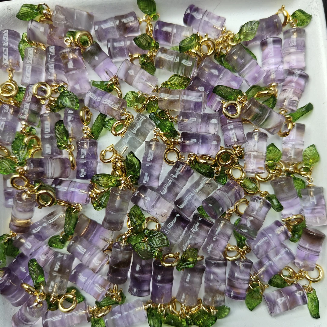 紫水晶竹节多样性随机发一颗ZS16