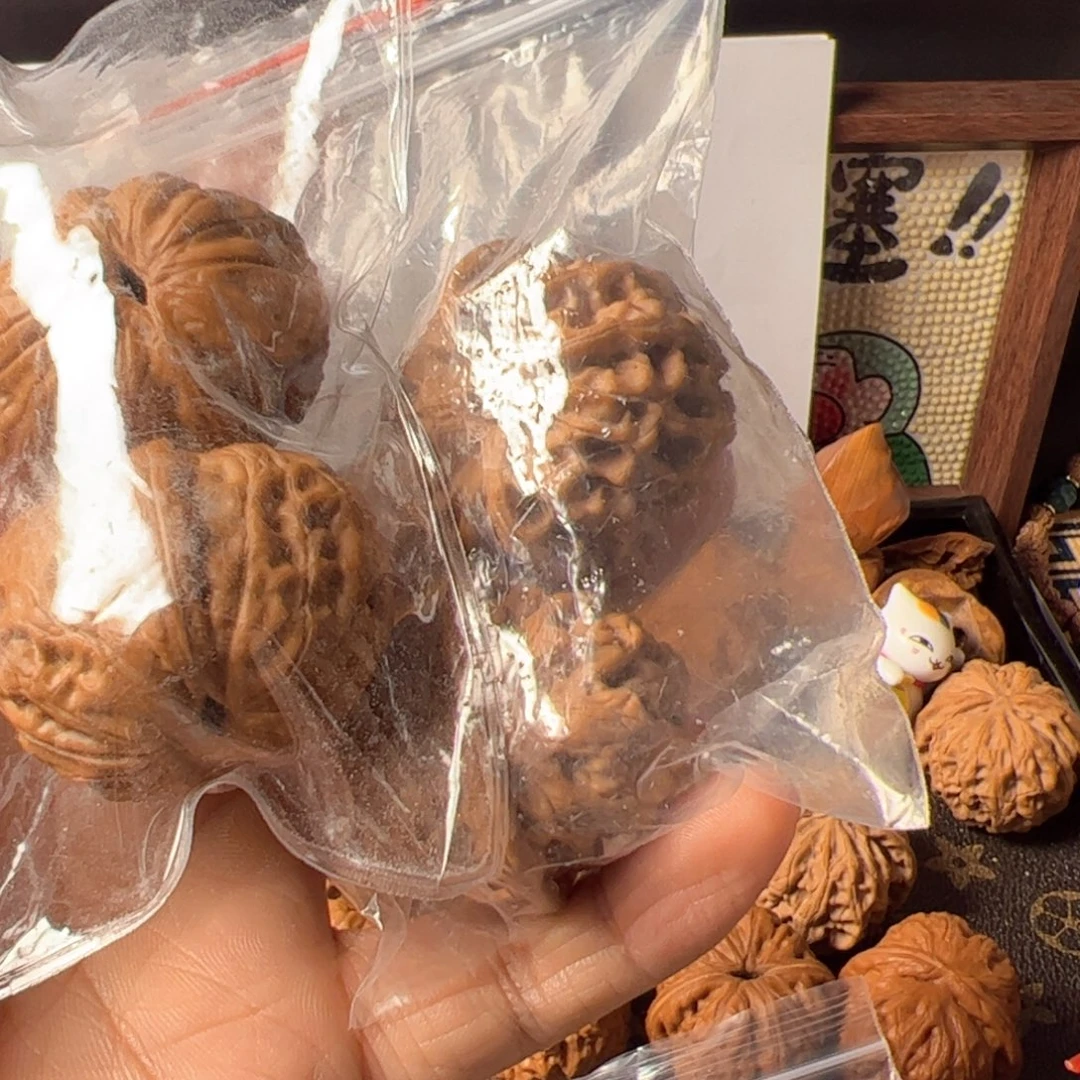 大***哥吊坠文玩核桃元宝40➕苹果园38的