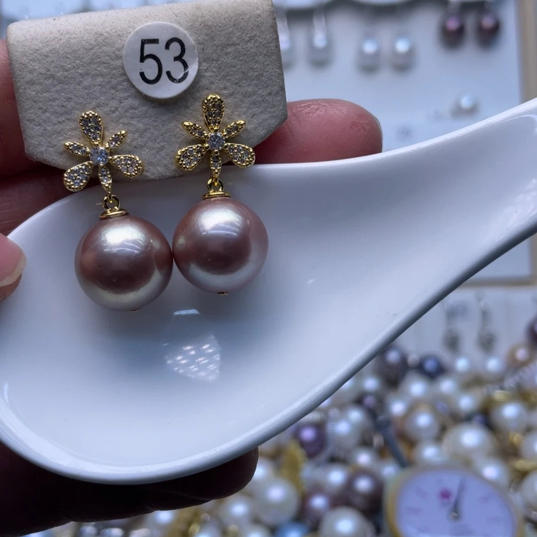 耳饰未镶嵌淡水珍珠