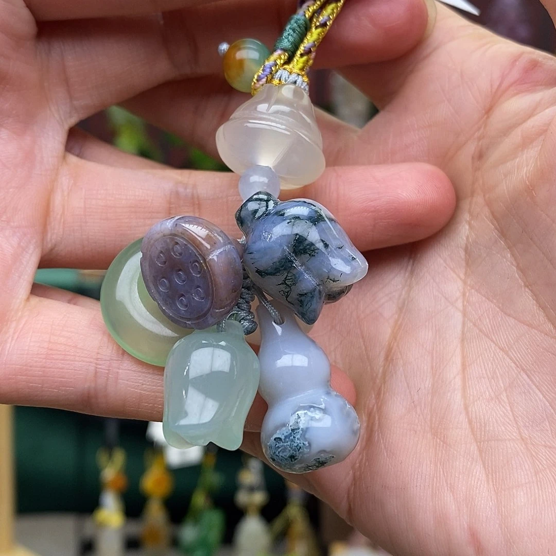 玛瑙车挂未镶嵌车挂