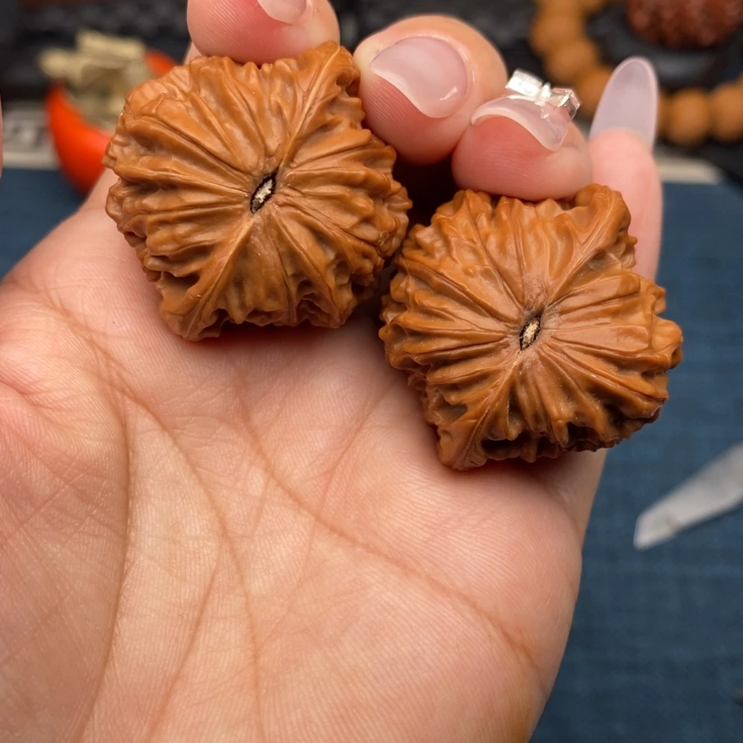 文玩核桃把件磨盘36尺吊坠