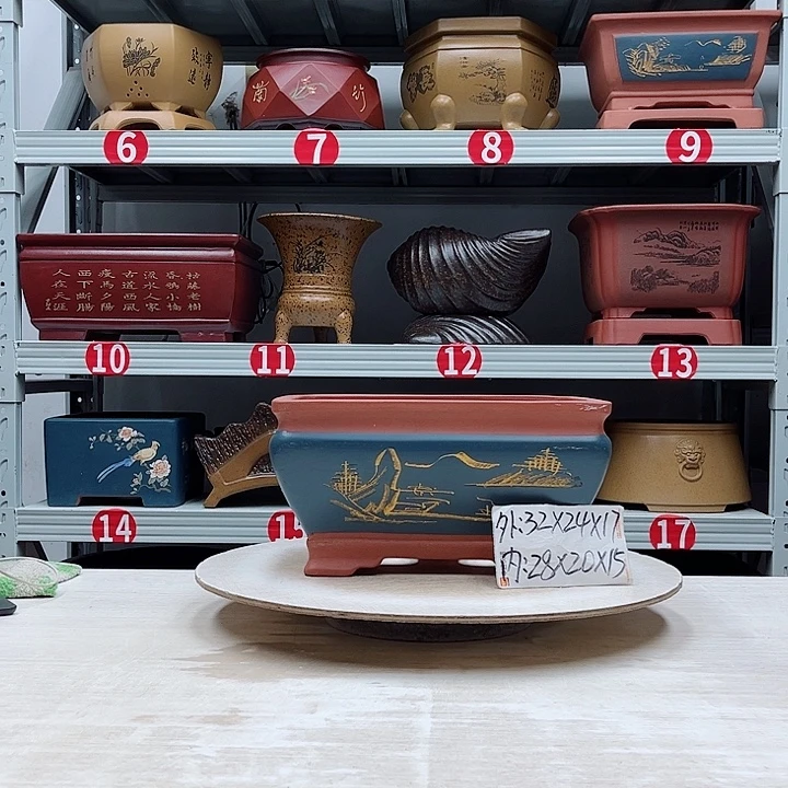 紫砂花盆紫砂花盆