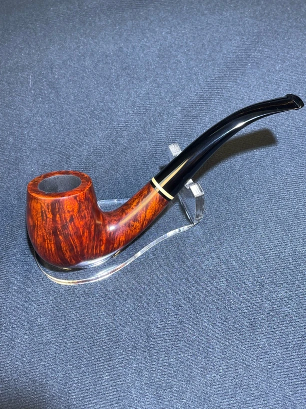 石楠木手工烟斗——经典福尔摩斯弯