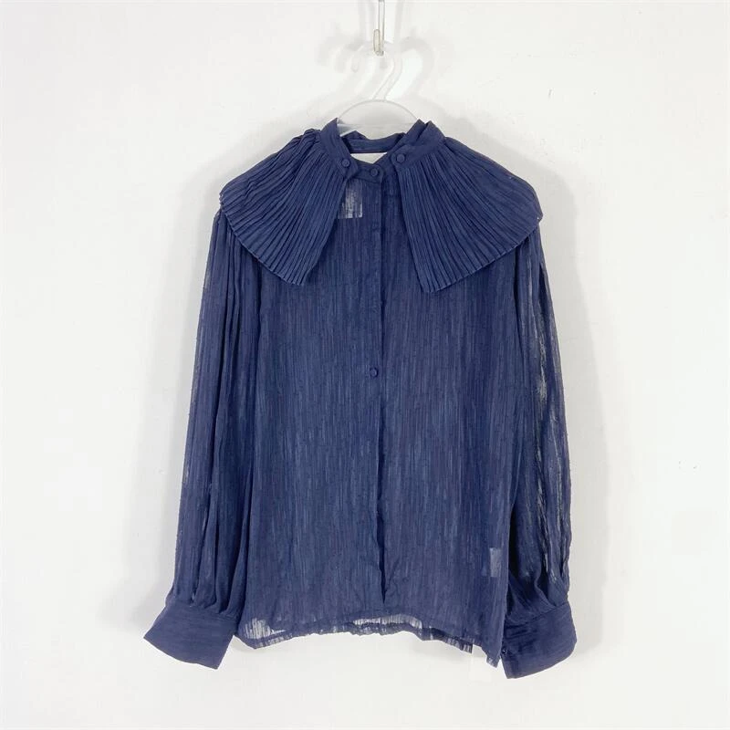 【77衣橱】DM9527精品女装上衣长袖衬衫【红人上新】