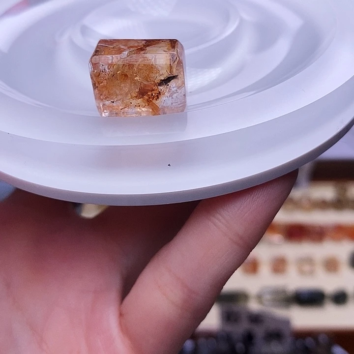 水晶天然水晶定制打孔不退不换未镶嵌