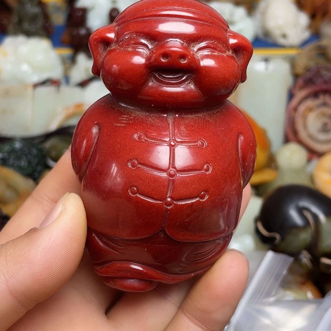 用***8和田玉未镶嵌挂件