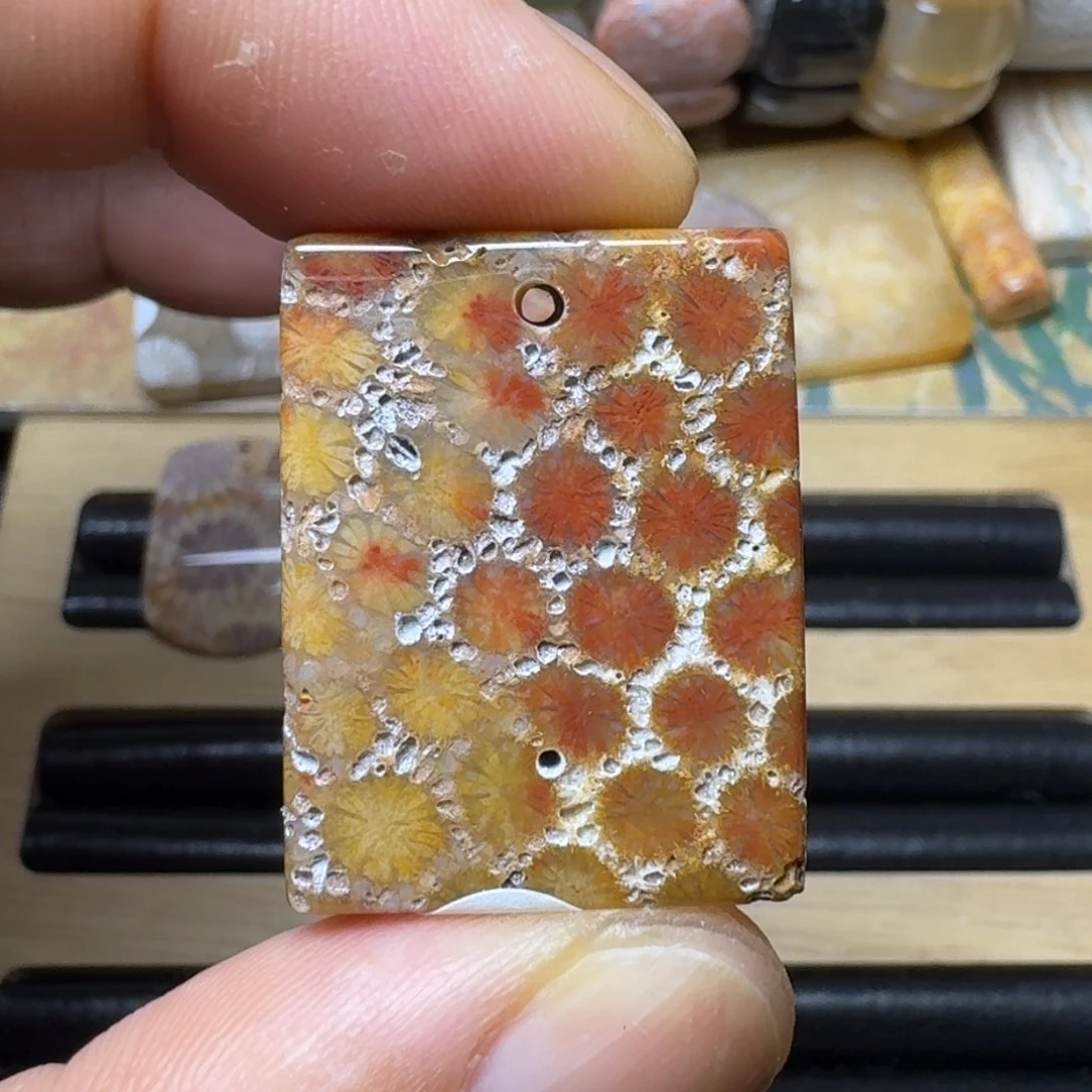 硅化玉纯天然色有机玉石保真色未镶嵌双面色