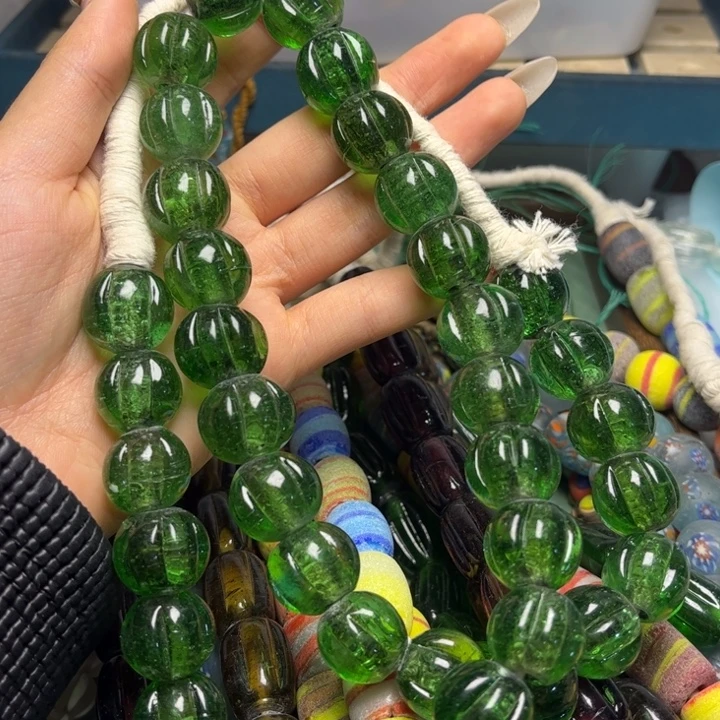 琉璃颈饰4854 琉璃一条