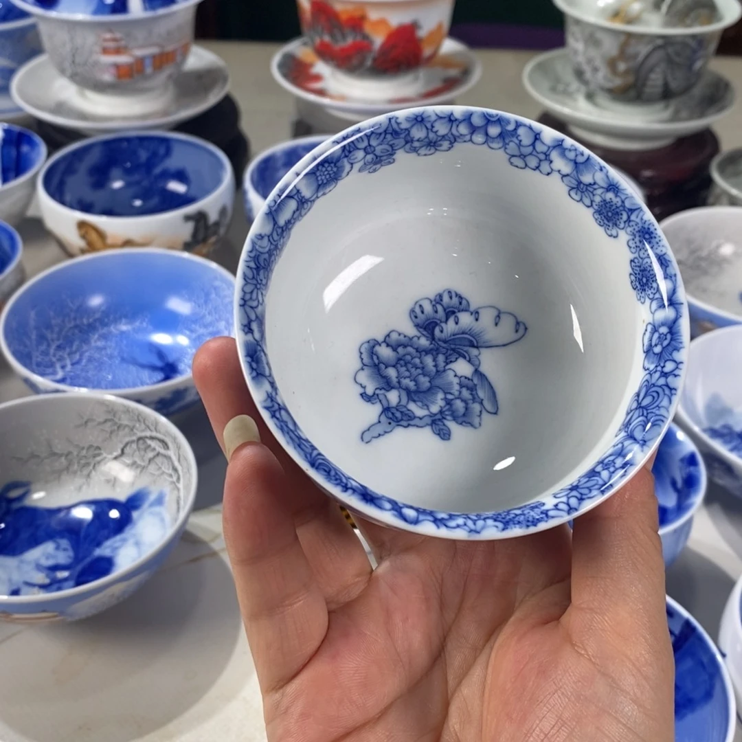 未***洋青花万花主人杯杯