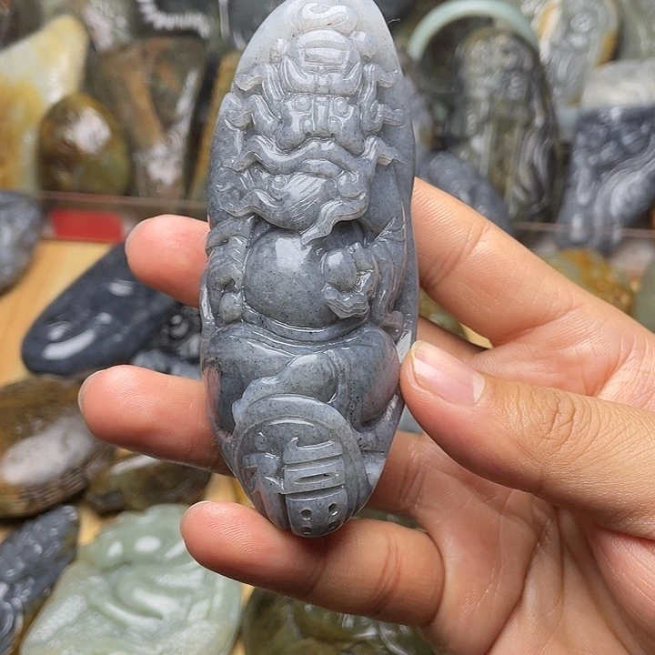 你***哥和田玉未镶嵌挂件